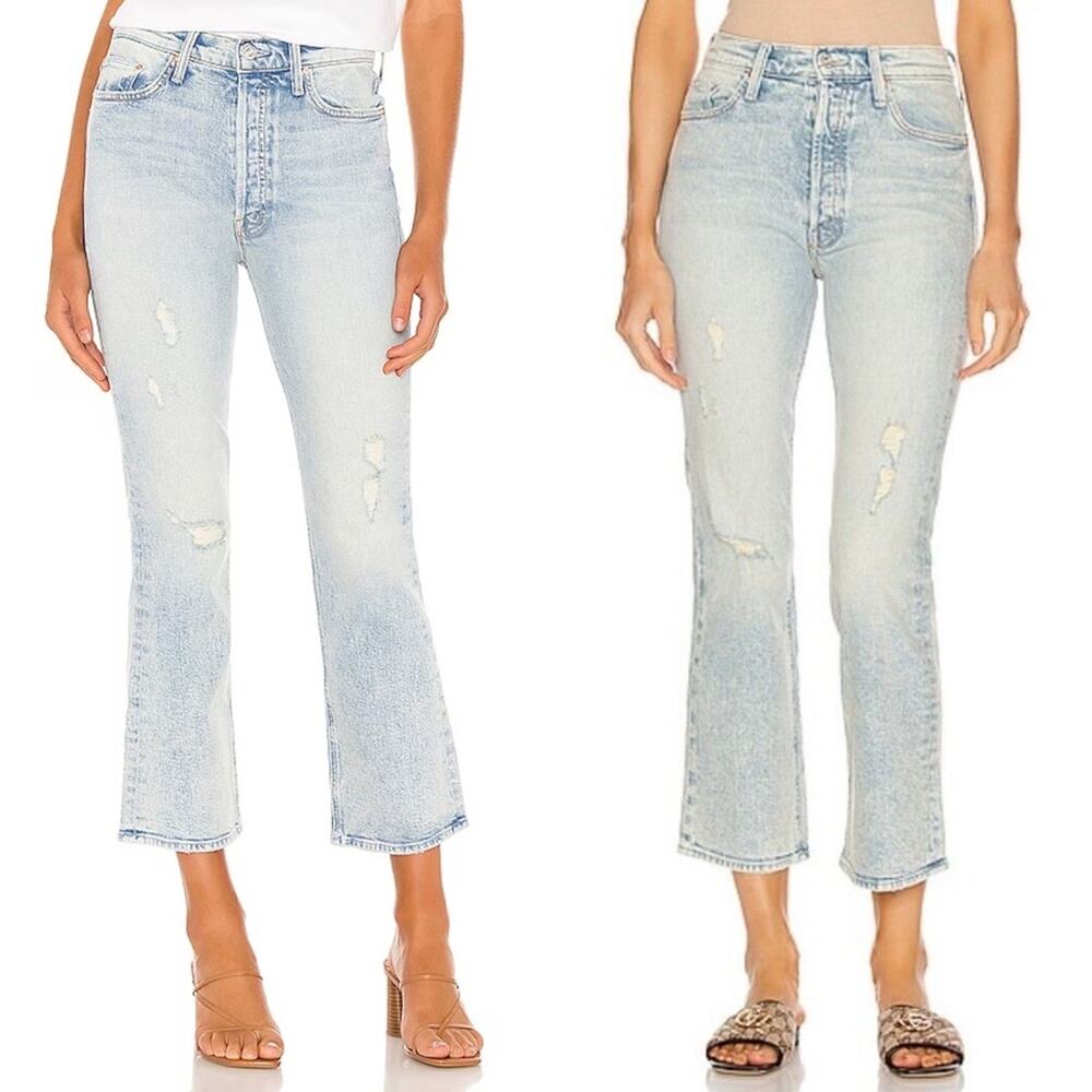 MOTHER DENIM The Tripper Jean in Skating on Thin Ice Size 25